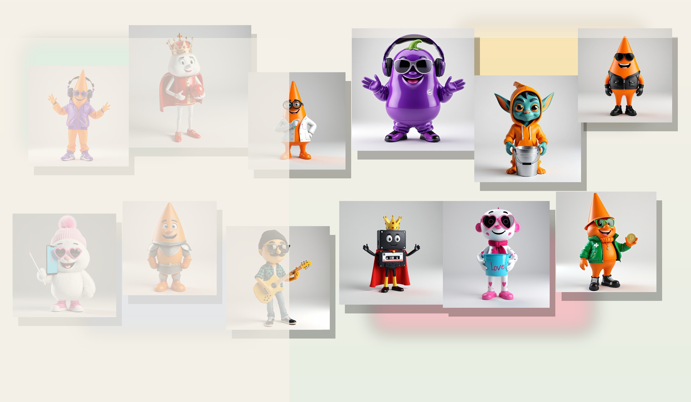 Brainjunk collectible mascots